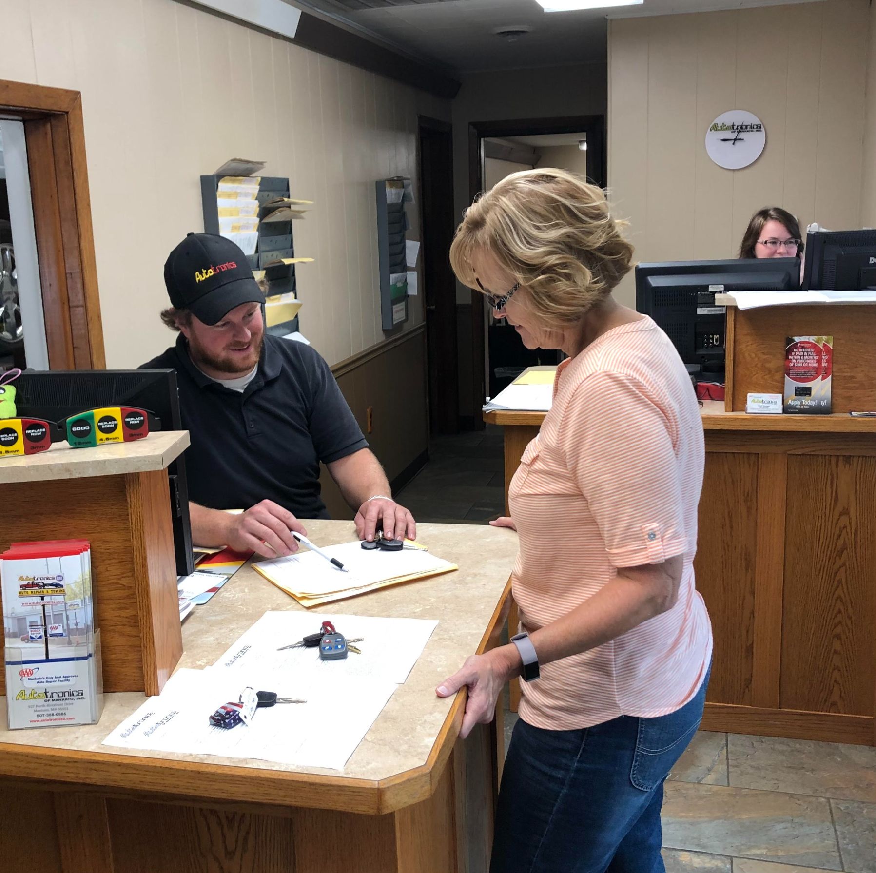 Front desk